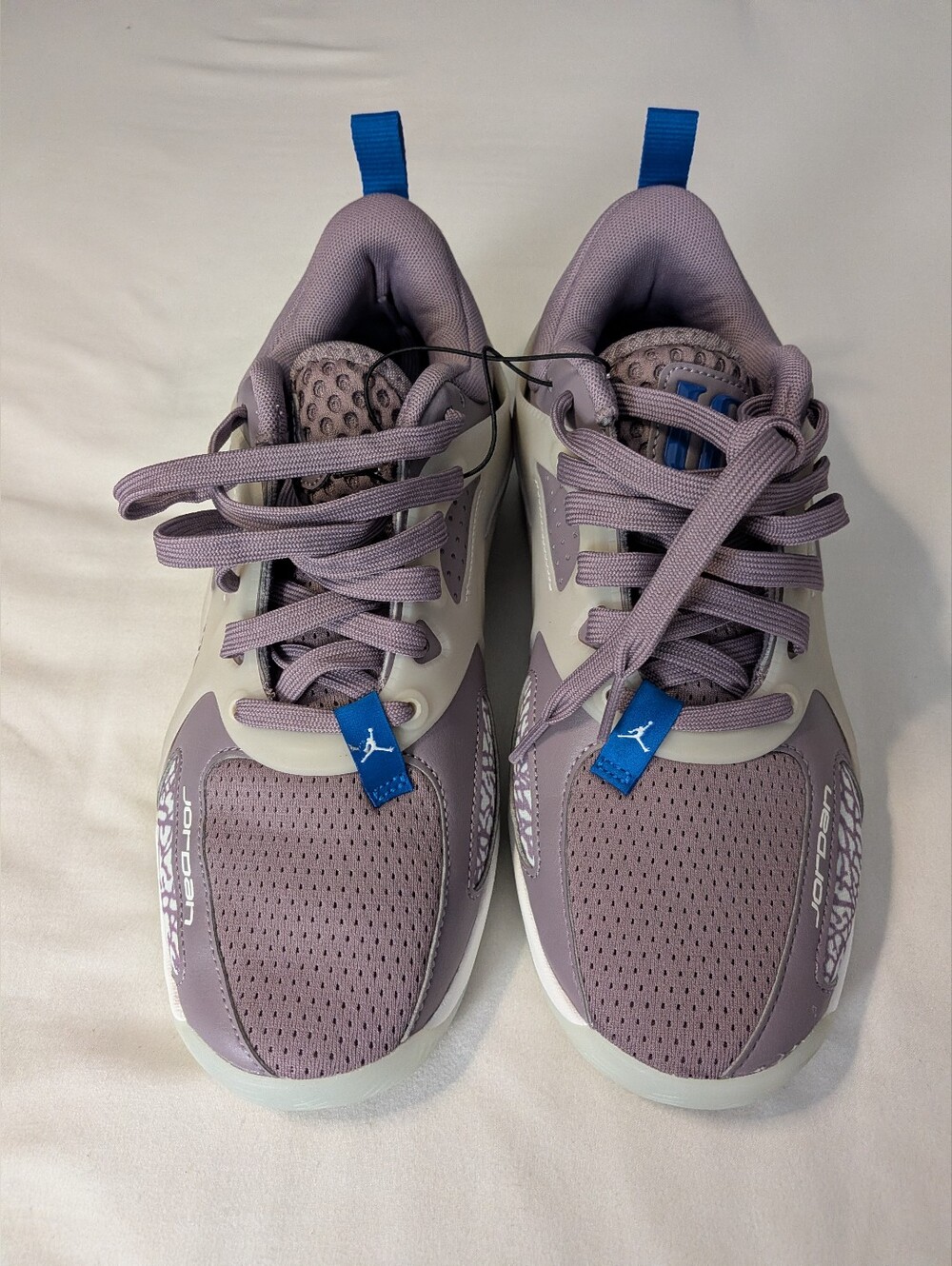 Jordan Women’s Lavender and Blue Lace-Up Sneakers